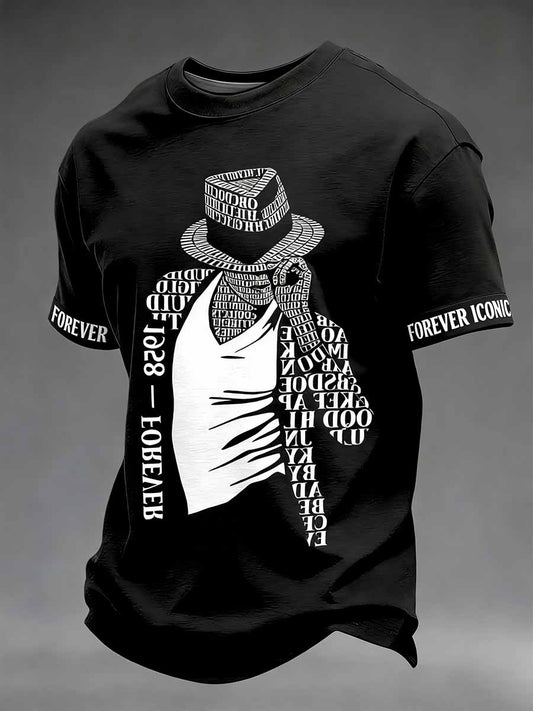 Men's Vintage Commemorative Printed T-Shirt