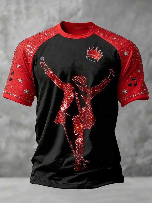Men's Vintage Commemorative Printed T-Shirt