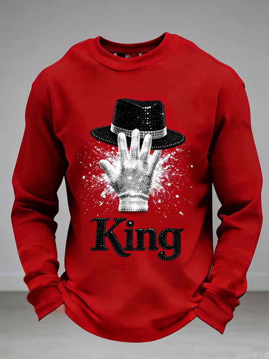 Men's Vintage Commemorative Printed Sweatshirt