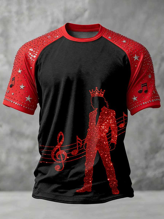Men's Vintage Commemorative Printed T-Shirt
