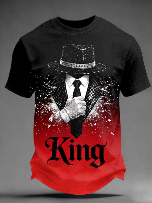 Men's Vintage Commemorative Printed T-Shirt