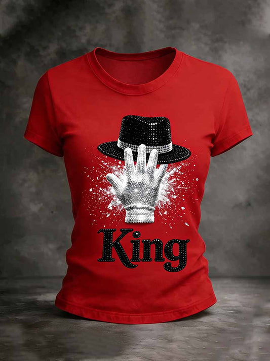 Women's Vintage Commemorative Printed T-Shirt
