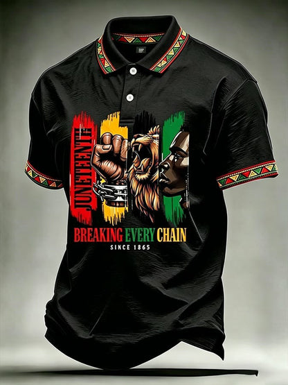 Men's Juneteenth 1865 Printed Shirt