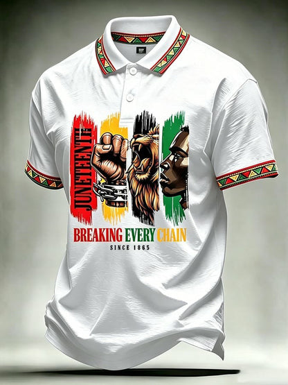 Men's Juneteenth 1865 Printed Shirt