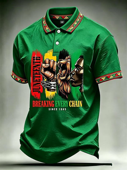Men's Juneteenth 1865 Printed Shirt