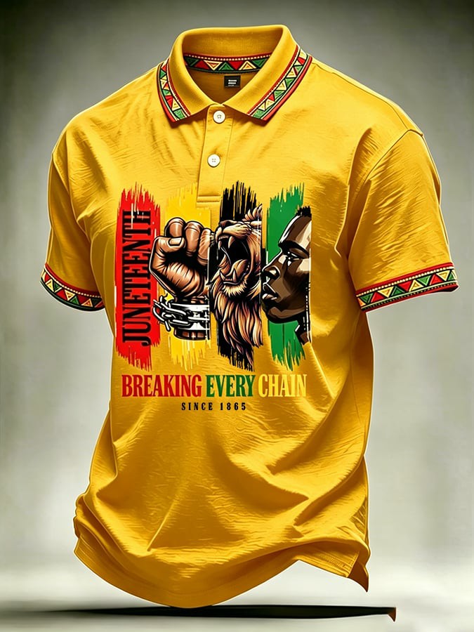 Men's Juneteenth 1865 Printed Shirt