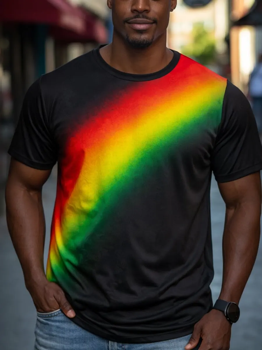 Men's Juneteenth Print short sleeves t-shirt