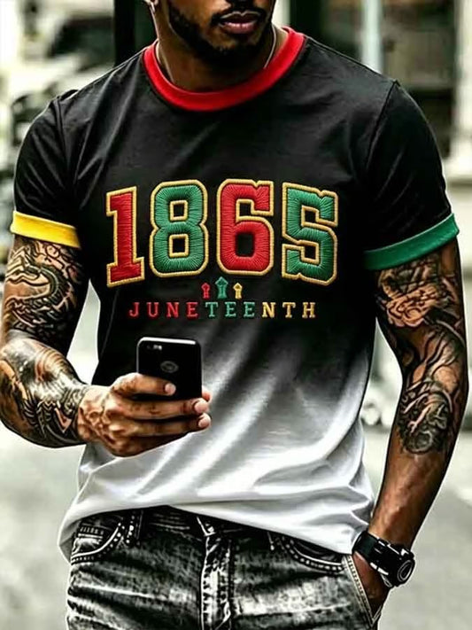 Men's 1865 Juneteenth Printed T-shirt