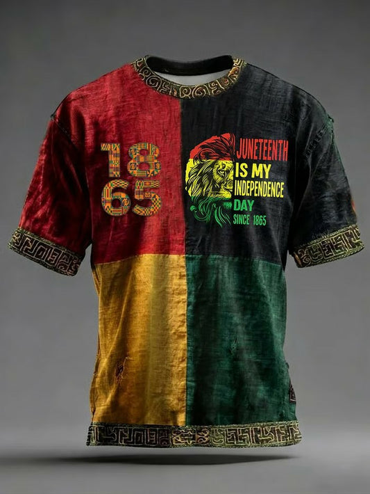 Men's Juneteenth 1865 Printed T-shirt