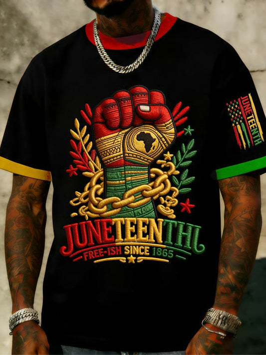 Men's Juneteenth 1865 Printed T-shirt