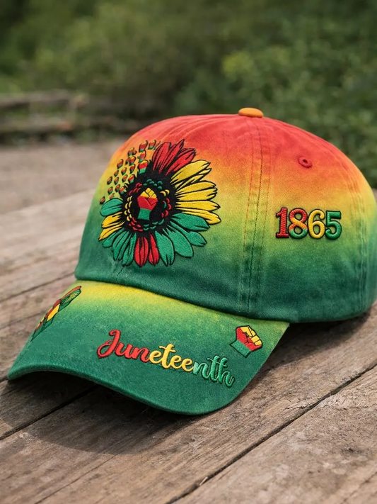 Unisex Juneteenth Print Hat