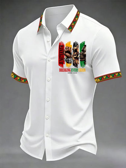 Men's Juneteenth 1865 Printed Shirt