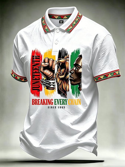 Men's Juneteenth 1865 Printed Shirt