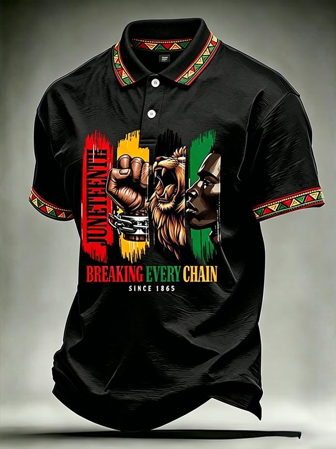 Men's Juneteenth 1865 Printed Shirt