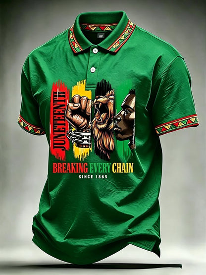 Men's Juneteenth 1865 Printed Shirt