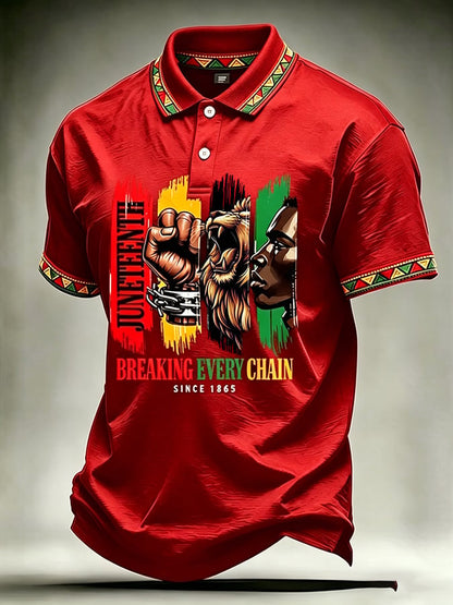 Men's Juneteenth 1865 Printed Shirt