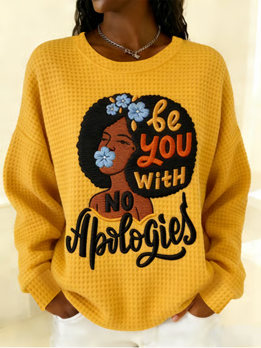 Women's polyester sweatshirt