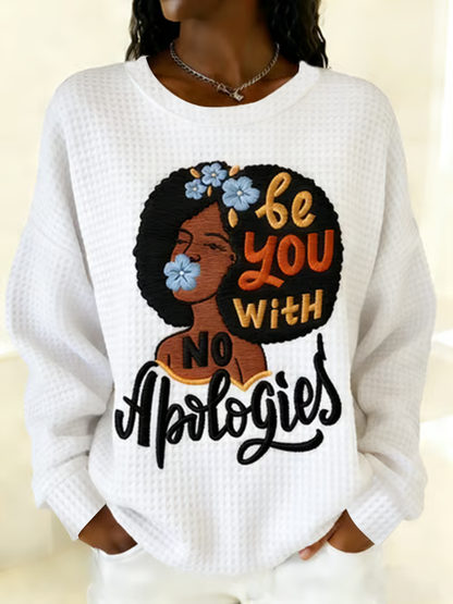 Women's polyester sweatshirt