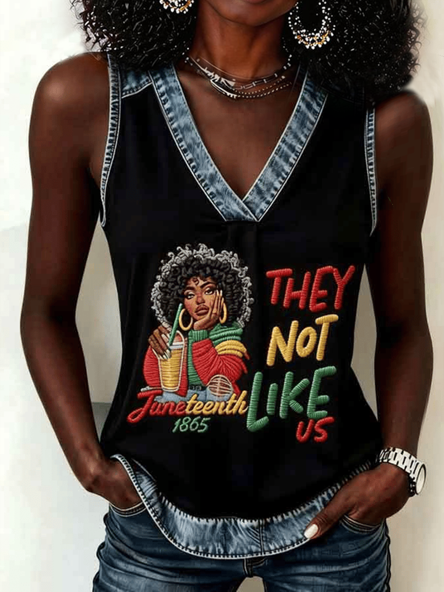 Women's They Not Like Us Vest