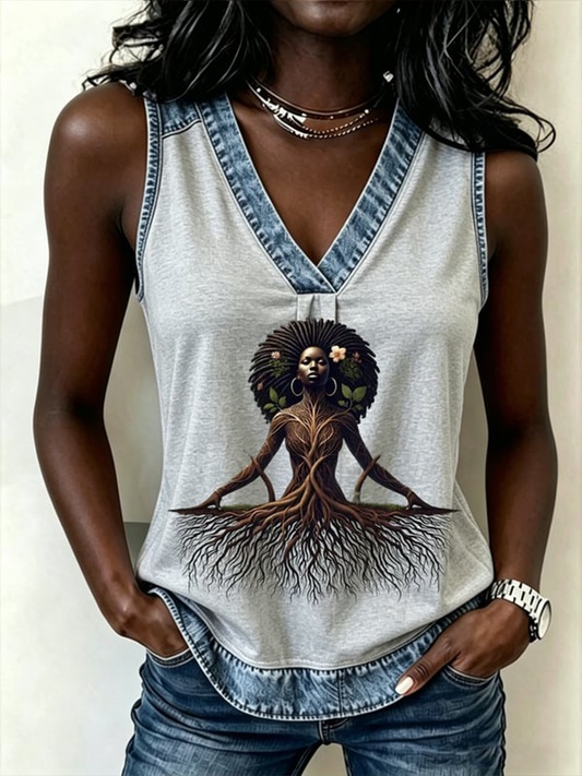 Women's Juneteenth Print Vest