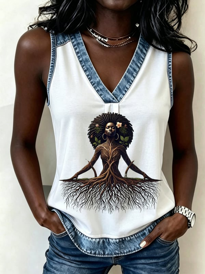 Women's Juneteenth Print Vest