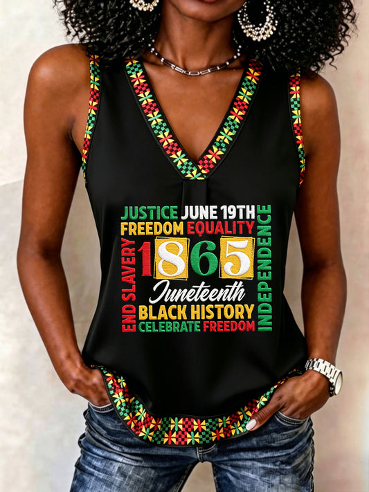 Women's Juneteenth 1865  Vest