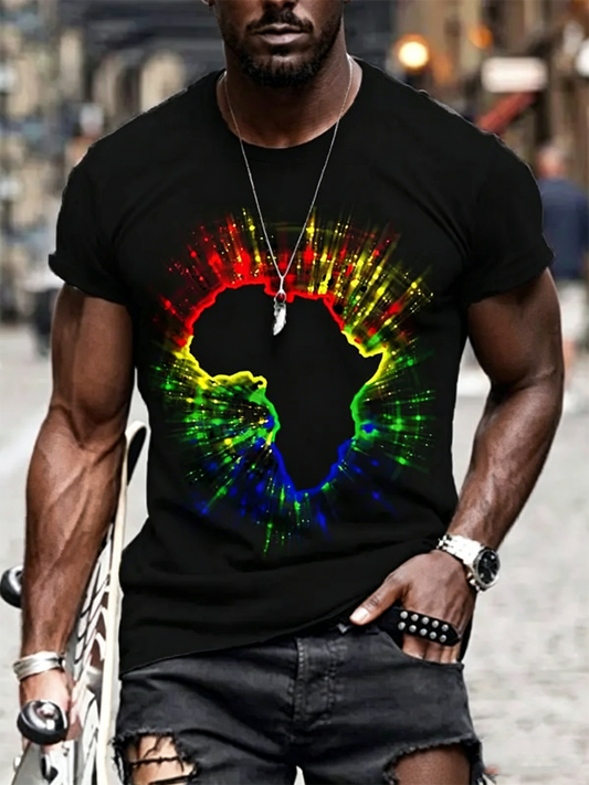 Men's Juneteenth Print short sleeves t-shirt