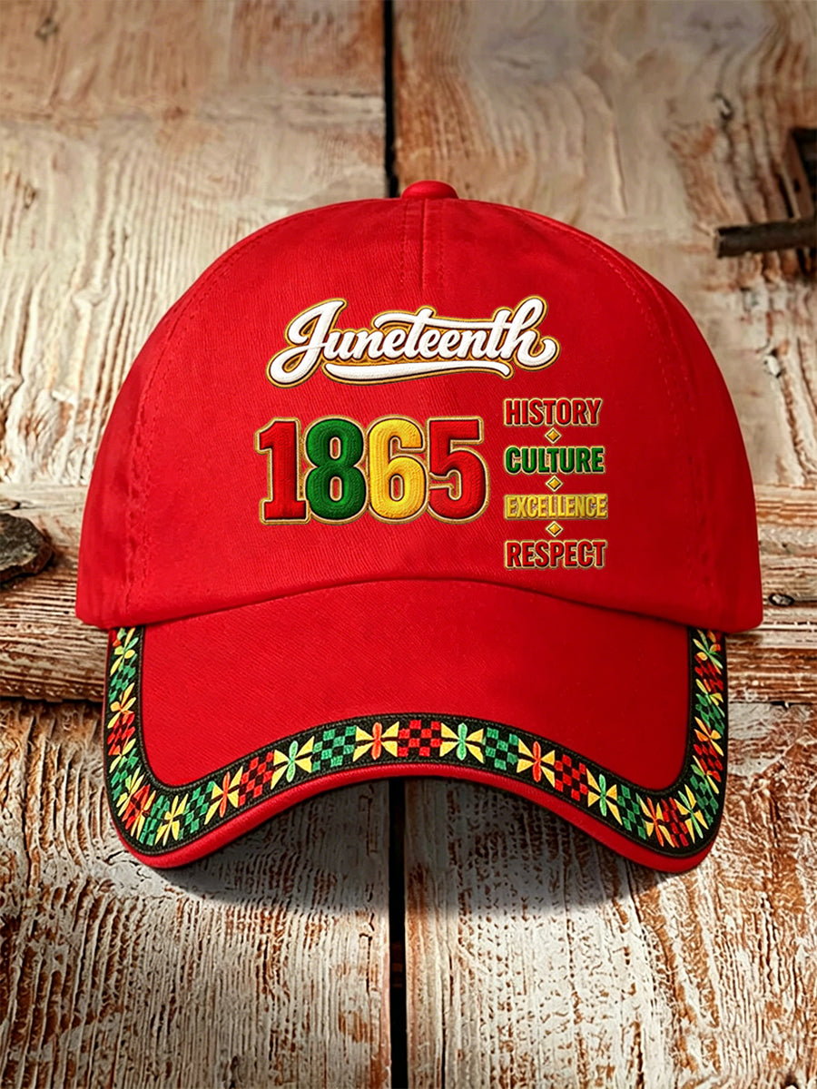 Unisex Juneteenth Print Hat
