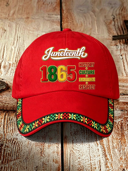 Unisex Juneteenth Print Hat