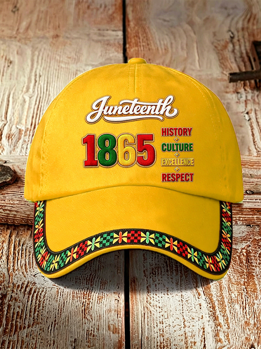 Unisex Juneteenth Print Hat