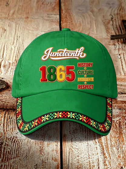 Unisex Juneteenth Print Hat