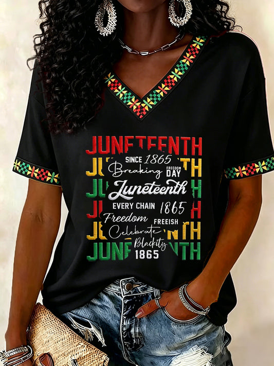 Women's Juneteenth 1865 Short Sleeve T-shirt