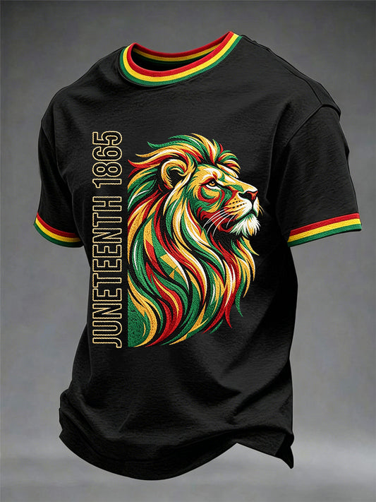 Men's Juneteenth Print Casual Tee