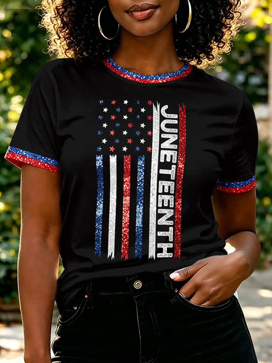 Women's Juneteenth Short-sleeved T-shirt