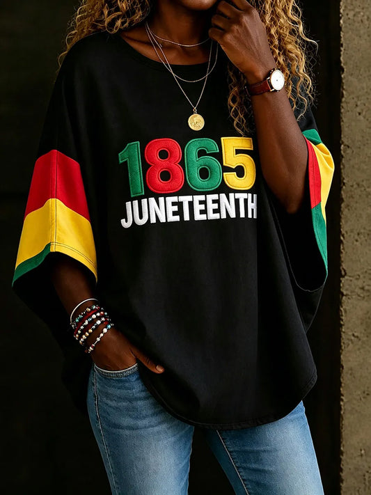 Women's Junteenth Print Top