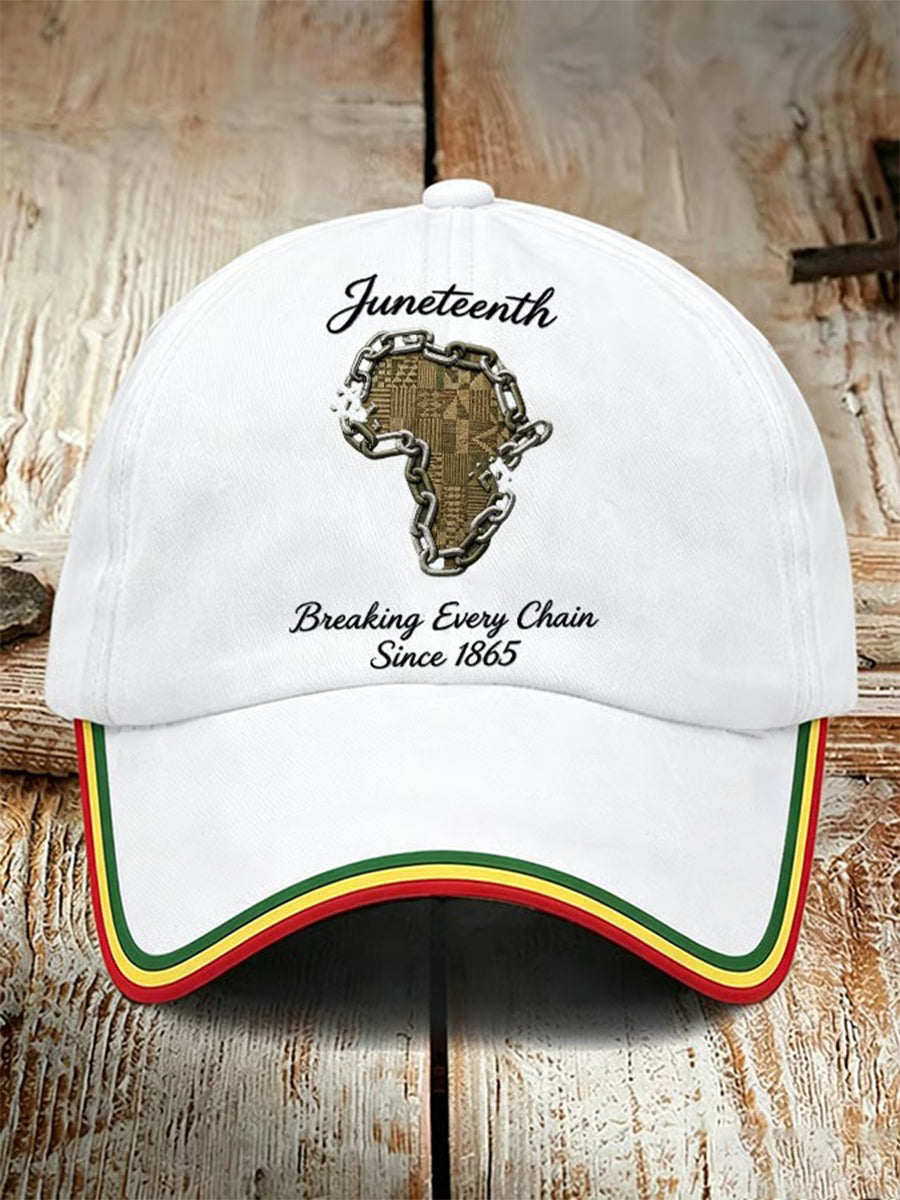 Unisex Juneteenth Breaking Every Chain Since 1865 Hat