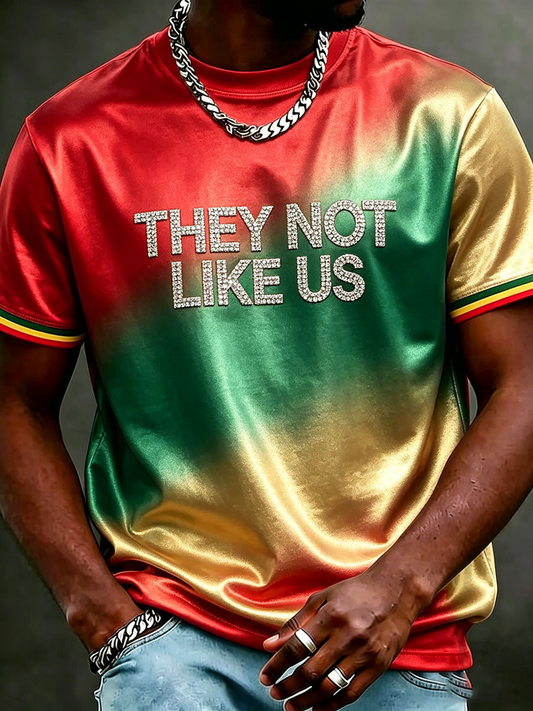 Men's They Not Like Us Short Sleeves T-shirt