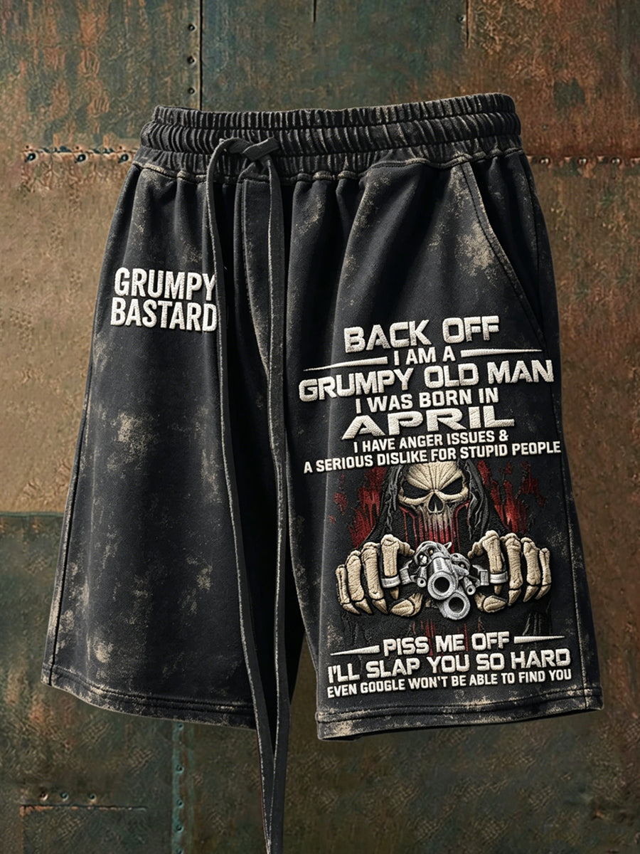Men's Grumy Old Man Drawstring Shorts