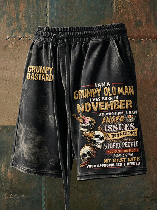 Men's Grumy Old Man Drawstring Shorts