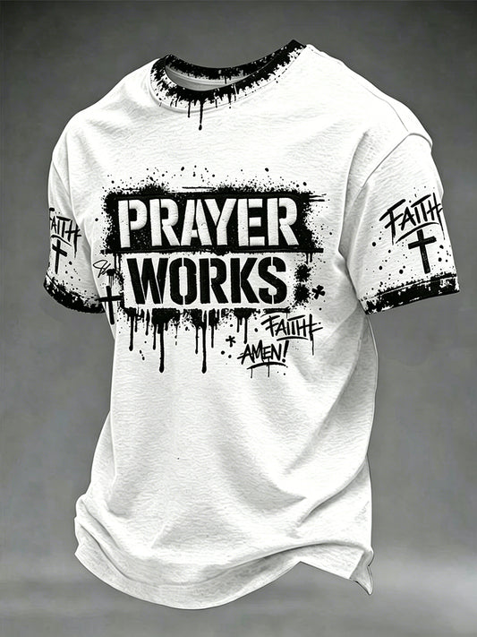Men's Christian Faith Cross Short Sleeve T-shirt