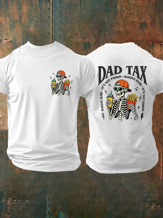 Men's “Dad Tax” Father's Day Fun Casual T-shirt