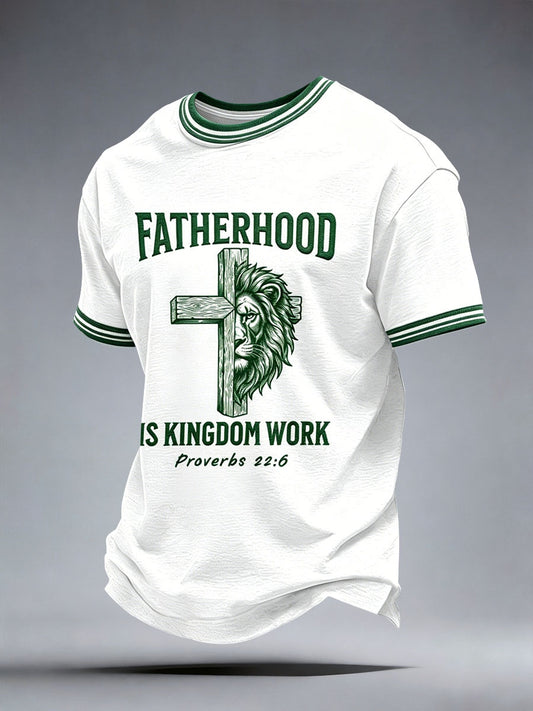 Men's Fatherhood is Kingdom Work T-Shirt