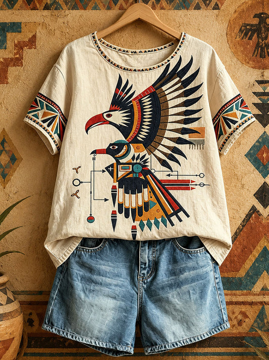 Women's Native Eagle Art Tops