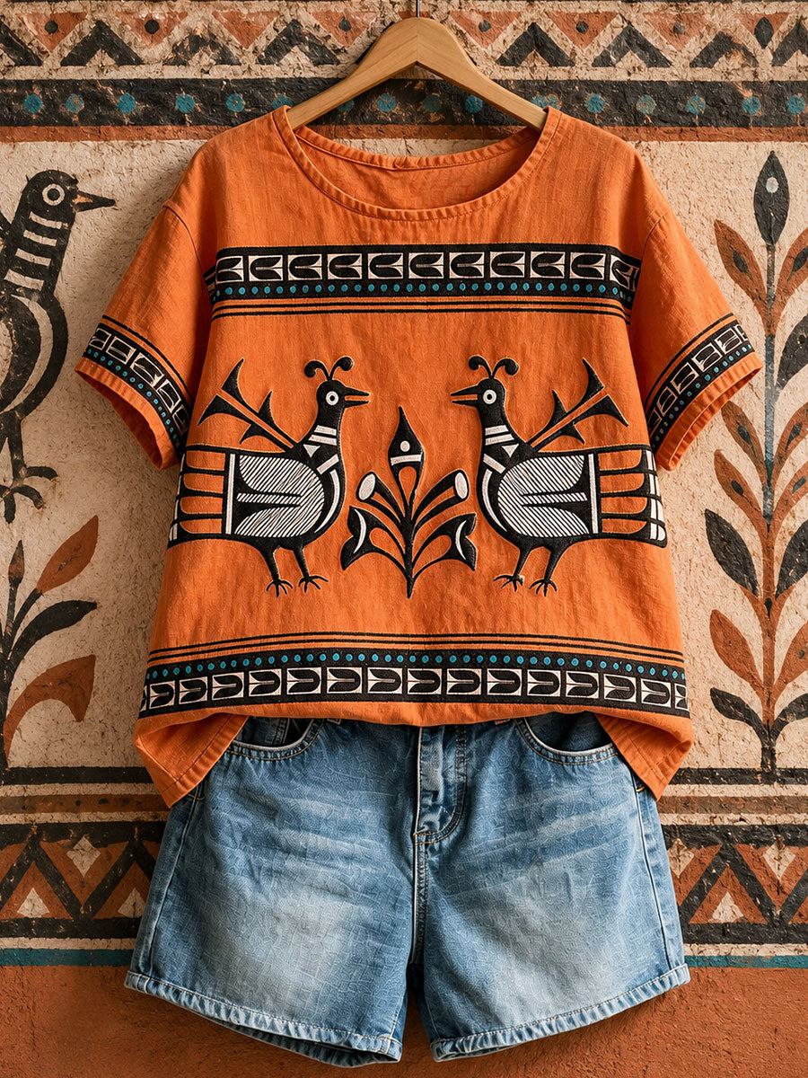 Women's Native Animal Art Tops