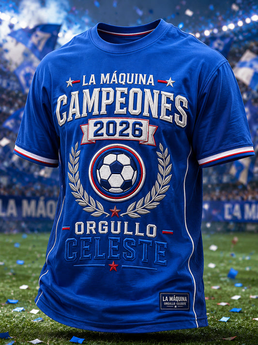 Men's 2026 Campeones Print Casual T-shirt