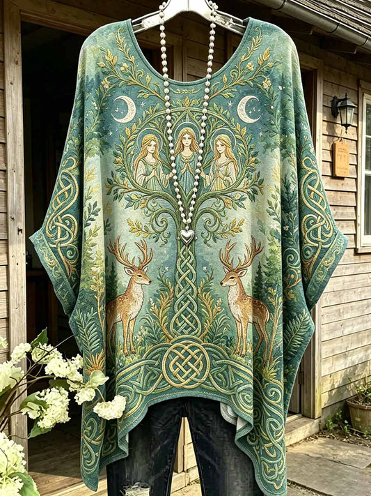 Women's Fashion Celtic Knot Print T-Shirt