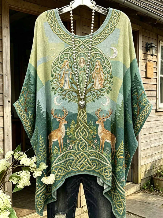 Women's Fashion Celtic Knot Print T-Shirt
