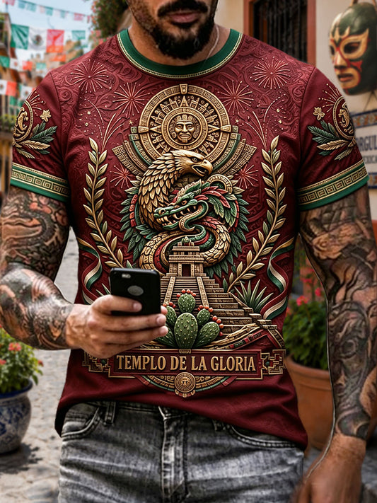 Men's Mexico Art Printed T-shirt