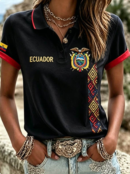 Women's polo T-shirt