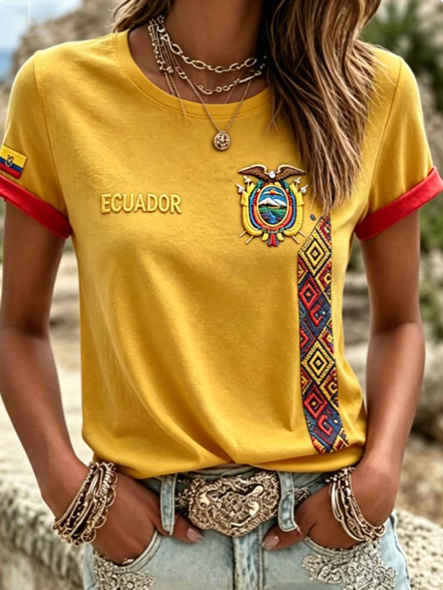 Women's short-sleeved T-shirt